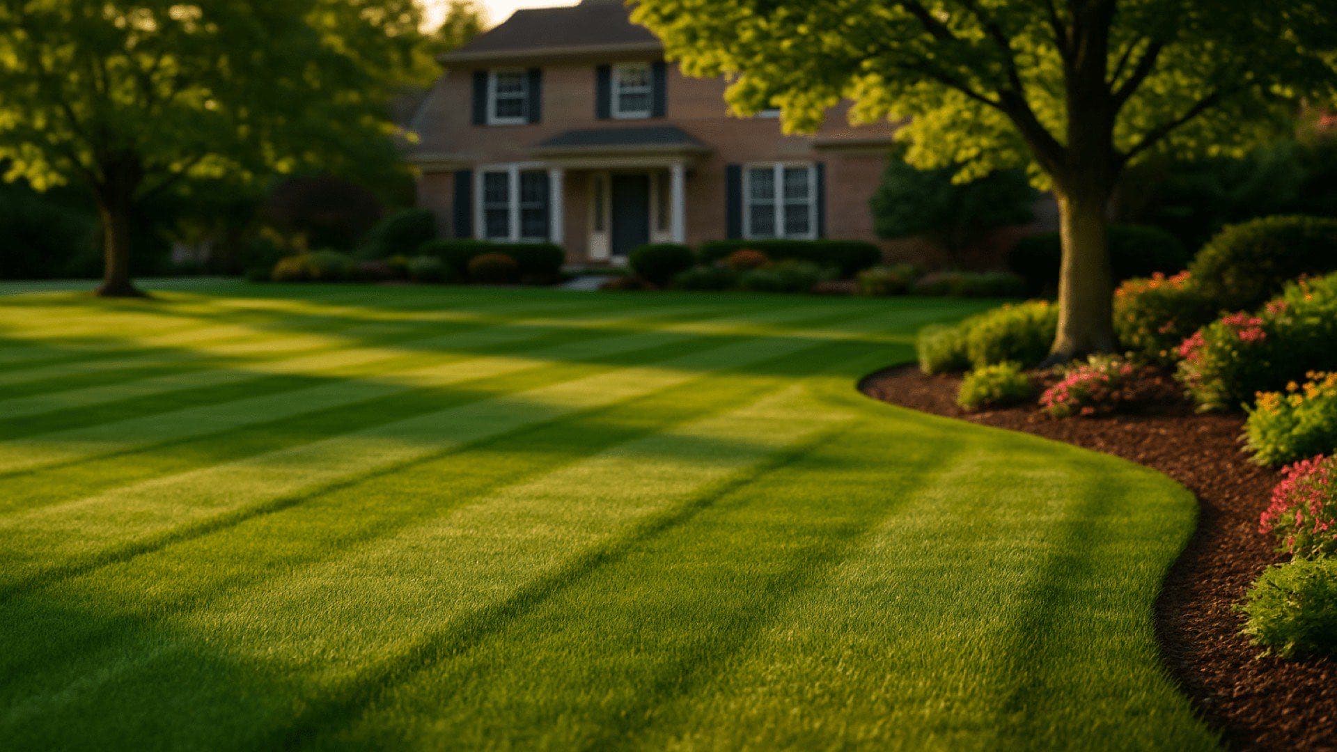 Professional lawn care services Birmingham Michigan - year-round maintenance for luxury properties near Oakland Hills